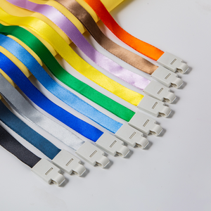 Lanière de cou promotionnelle personnalisée de sécurité vierge imprimée par sublimation avec logo lanière de polyester de porte-carte d'identité de conception personnalisée - Product Image 1