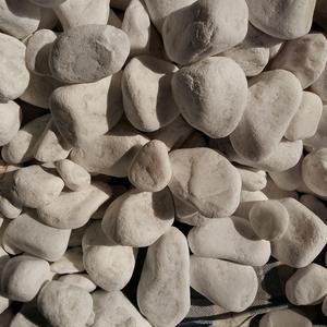 Natural Rock Snow White Stone Pebble Gravel Stone Decoration Landscaping Stone - Product Image 1