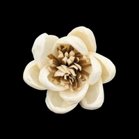 En stock – Plusieurs styles disponibles – Fleurs séchées en papier Sola Tongcao de 4 cm pour diffuseur de roseaux – Colorables et faciles à percer pour la décoration intérieure