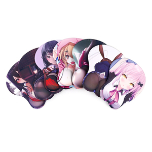 Custom <strong>3D</strong> Anime Printed Silicone <strong>Mouse</strong> <strong>Pad</strong> With Wrist Rest Sexy Ass Big Boobs Ergonomic <strong>Mouse</strong> <strong>Pad</strong> Wholesale - Product Image 2