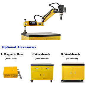 Capacity M6-M36 Robot Arm Electric Tapping Machine with Servo Motor - Product Image 2