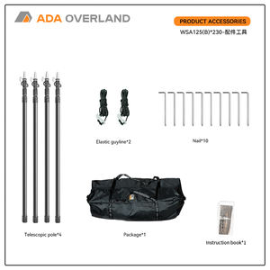 Carpa de <span class=keywords><strong>Techo</strong></span> <span class=keywords><strong>Plegable</strong></span> para Auto Ada Overland con Protección UV 50+, Ligera y Expandible, para Campamentos Familiares - Product Image 6