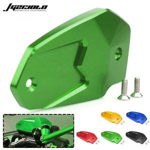 Depósito delantero de aluminio CNC para motocicleta, cubierta de tanque de líquido de frenos, accesorios de copa de aceite para Kawasaki <span class=keywords><strong>Z800</strong></span>, Verde - Product Image 2
