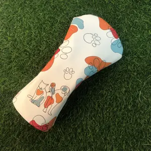 Dễ thương động vật chó/mèo không thấm nước Golf headcovers Câu lạc bộ bao gồm da Golf điều khiển bao gồm