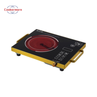 Induction à feu élevé infrarouge en verre céramique haute puissance pour cuisinière infrarouge domestique en plastique Hotpot Source électrique domestique