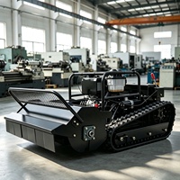 Cortadora de Césped Industrial a Control Remoto con Altura de Corte Ajustable de hasta 1000 mm, Motor de Gasolina de un Solo Cilindro para Cualquier Cortadora de Césped