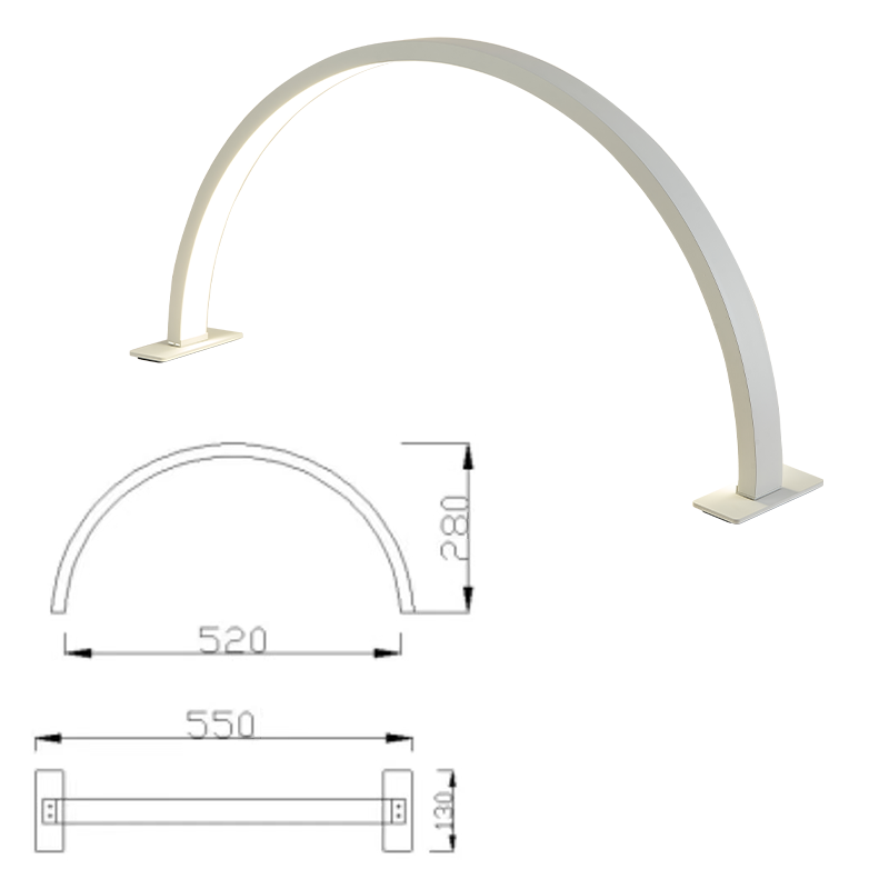 Blanc 55CM