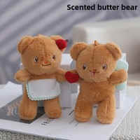 Ours en peluche thaïlandais en forme d'ours au beurre, rembourré en coton PP – Animal en peluche unisexe pour enfants à câliner