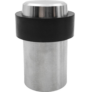 Stainless Steel Door Stopper 304 Floor <b>Mount</b> Rubber Buffer Minimalist Design Easy Installation Height Increasing Type - Product Image 1