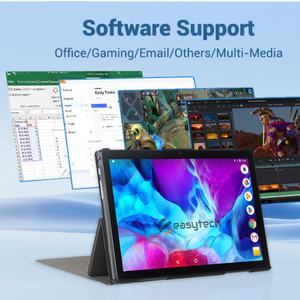 Tablet para Juegos OEM Personalizada de 10 Pulgadas, Octa Core, 32 GB de RAM, 1 TB de ROM, Android 15, Doble SIM, 4G, WiFi, 5G, con Teclado y Lápiz, para Entretenimiento - Product Image 4