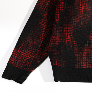 Personalizado OEM ODM hombres suéter de manga larga prendas de punto de cuello redondo de diseñador de punto de algodón de punto hombres suéter - Product Image 6