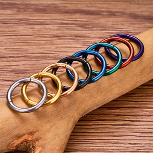 Anel de Nariz em Titânio G23 16G 18G 20G, Argolas para Septo, Cartilagem, Helix, Daith, Clicker Articulado, Brincos Femininos, Joias para Piercing - Product Image 5