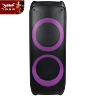 Big Super Bass defles dual 10 pulgadas ACTIVO BT trolley USB cuerno cilindro fiesta caja 300 200 MÓVIL DJ PA altavoz sistema de audio
