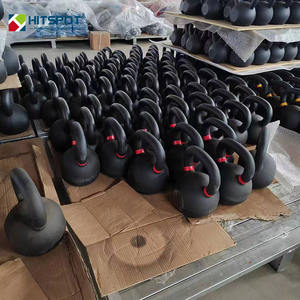 Équipement de gymnastique Kettlebell de compétition 4 kg 10 kg 14 kg 20 kg 32 Kg48 kg 54 kg Kettle Bells en fonte enduite de poudre - Product Image 1