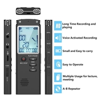 T60 Mini enregistreur vocal numérique professionnel 96 heures Dictaphone enregistreur vocal Audio numérique avec lecteur MP3
