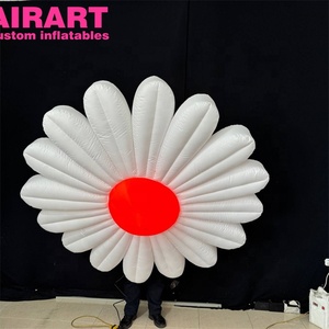 Đẹp phim hoạt hình <span class=keywords><strong>Inflatable</strong></span> hoa <span class=keywords><strong>Inflatable</strong></span> <span class=keywords><strong>Daisy</strong></span> cho đám cưới địa điểm tổ chức hoa giọng với ánh sáng - Product Image 2