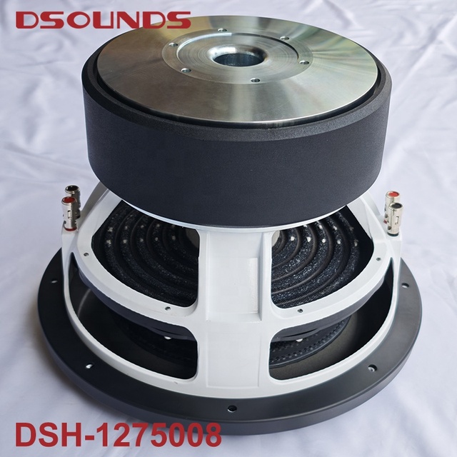Big Power 12 Inch Subwoofer Speaker 2000Wrms Power Subwoofer Speaker with 3 Inch VC Triple Magnets for Car Audio Competition
