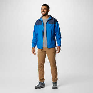 Personalizado con capucha al aire libre chaquetas cortavientos impermeable Multi Panel impermeable para senderismo al aire libre y aventuras al aire libre - Product Image 1