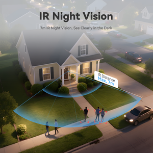 J13 Dual-Camera không dây <span class=keywords><strong>video</strong></span> chuông cửa 1080P 5MP HD không thấm nước chuông cửa camera với 2.4GHz Wifi và 180 độ điều chỉnh góc - Product Image 5