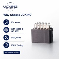 Konektor Seri MX34036NF3 WX-210 20Pin Sudut Kanan 90 Derajat Pitch 2.2mm untuk Sistem Papan Kabel Otomotif