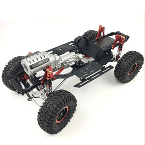 KYX 1/10 Xe Điều Khiển Từ Xa Bánh Xích Điều Khiển Từ Xa Cân Bằng Nhôm Điều Khiển Từ Xa Động Cơ <span class=keywords><strong>V8</strong></span> Hộp Số Truyền 2 Tốc Độ Cho Axial SCX10 II 90046 - Product Image 2