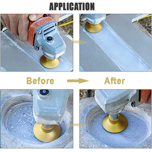 Chất lượng cao 45/60/100 Grit kim cương Mài đĩa cho đá granit đá cẩm thạch đa năng chân không hàn đầu cạnh công cụ mài mòn - Product Image 6