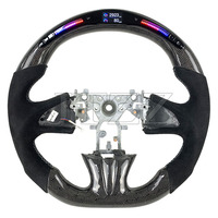 Volant de course en fibre de carbone LED modifié pour Infiniti Q50 Q50S QX50