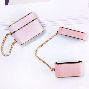 Para <span class=keywords><strong>Airpods</strong></span> 4 Pro 2, funda protectora de lujo para auriculares, cadena de moda, diseño de cubo, tipo de negocios, Funda de cuero PU para auriculares - Product Image 3