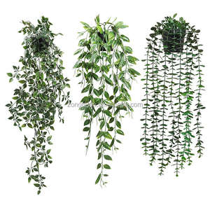 Meilleure vente 2023 Pot d'<span class=keywords><strong>armoire</strong></span> de maison bande suspendue bonsaï décoration intérieure Pot de Simulation de plante verte - Product Image 1