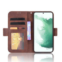 Étui portefeuille en cuir à rabat pour Samsung Galaxy S26 Ultra S25 S24 S23 S22 S21 Ultra S20 FE avec porte-cartes et protection intégrée