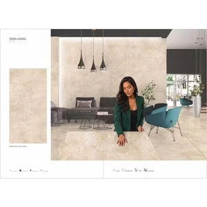 Losas de porcelana Onyx Calacatta White de 1200x2400 mm para proyectos de paredes y pisos de baños de lujo - Product Image 4
