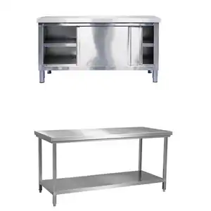 ステンレス鋼ワークテーブルキッチンワークベンチ卸売レストラン機器