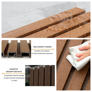 Panel de Pared Exterior WPC de Alta Calidad, Resistente a la Intemperie, Personalizable, Revestimiento WPC Duradero y Resistente a la Intemperie - Product Image 4