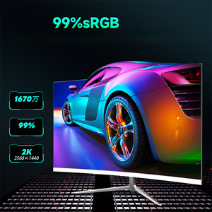 Monitor de Juegos Curvo de 32 Pulgadas, 2K, 165Hz, Marco Blanco, VA, Pantalla Ancha, 1500R, Suministro de Fábrica, OEM - Product Image 3