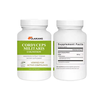 OEM/ODM Soğuk Preslenmiş Cordyceps Mantarı Ekstresi Bitkisel Ekstrakt Vitamin Kapsülleri CAM Kaplı Şişe Varil Sağlık Ürünü