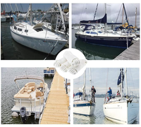 Corde de pare-battage en nylon de 4,5 m pour ancrage de bateau marin et yacht, fabriquée en Chine