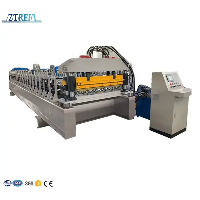 ZTRFM Professional Customization Glazed Tile Roof Panel Roll Forming Machine Roof Sheet Glazed Tile Roofing Machine