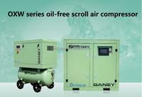 Compresseur d'air de défilement environnemental de haute qualité 25 Cfm 40 Cfm Compresseur d'air à vis sans huile robuste
