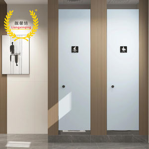 Tablero laminado compacto de panal HPL resistente al agua de diseño moderno Cubículo de inodoro de proveedores comerciales de Guangzhou - Product Image 2