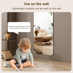 OEM Custom Acrylic <b>Mirror</b> Sheet PMMA Self Adhesive Soft <b>Wall</b> <b>Mirror</b> Sticker Manufacturer for Decoration - Product Image 6