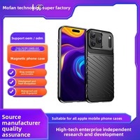 Coque de téléphone portable pour 16/15 Pro Max, nouvelle coque en silicone imperméable, moulage par injection de gel, design simple, compatibilité mondiale