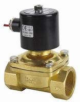 Matériel en laiton DC12V/24V AC110V/220V électrovanne hydraulique eau/Air électrique 3/4 pouces bidirectionnelle pour eau/huile