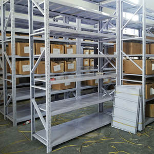 工業用スチール製収納ラック両面5層頑丈ボルトレス防食300kg容量 - Product Image 2