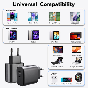 Nouvel Arrivage <span class=keywords><strong>Chargeur</strong></span> USB-C 65W PD QC3.0 pour Ordinateur Portable et Téléphone Portable avec 2 Ports USB et Protection OTP - Product Image 6