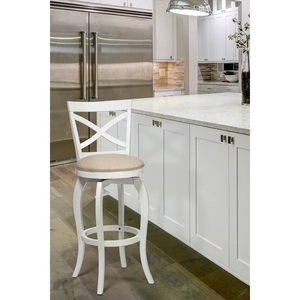 2025 Top Rated Swivel <strong>Upholstered</strong> <strong>Bar</strong> High <strong>Stool</strong> With <strong>Back</strong> - Product Image 2