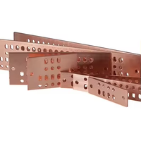 Barre omnibus carrée conductrice en cuivre nickelé sur mesure IATF16949 OEM pour applications EV, fabrication personnalisée de pièces métalliques plates T2