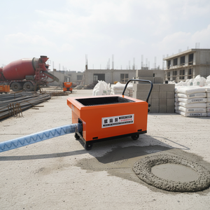 Pompe à vis électrique portable pour béton et ciment, machine de construction légère pour mortier et structures secondaires, en promotion - Product Image 1