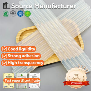 在庫あり 透明なホワイトホットメルト接着剤スティック 木材、ゴム、プラスチック、フォーム素材の接着用 - Product Image 3