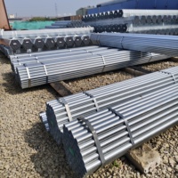 Tube rond galvanisé à chaud ASTM A53 BS1387, tube en acier soudé pour la plomberie, le drainage, l'aération, inspection par une tierce partie