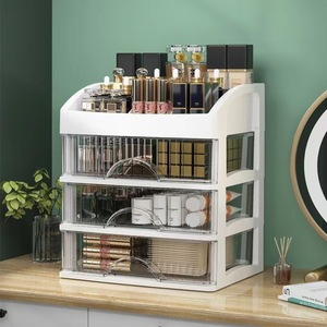 Choice Fun Desktop Large Capacity <strong>Shelf</strong> Acrylic Cabinet Cosmetics Jewelry Organizer Makeup Rotating <strong>Storage</strong> <strong>Box</strong> - Product Image 2
